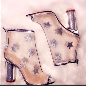 Glitter star heels